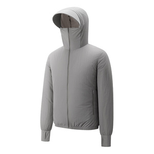 Cooling Hooded Coat With <b>Fan</b> Built In For Youth Sun Protection Wear Summer Lightweight Breathable Outerwear MLXL2XL3XL4XL5XL - Product Image 2