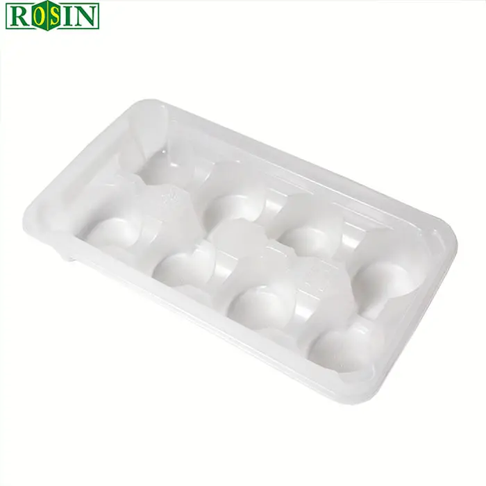 plastic blister mochi tray PP PET food grade 6 8 holes box mochi ice cream tray