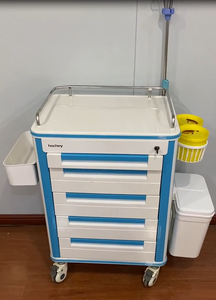 अस्पताल क्लिनिक के लिए मेडिकल फर्नीचर एब्स आपातकालीन गाड़ी मेडिकल ट्रॉली - Product Image 3