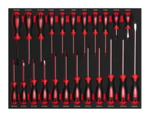 <span class=keywords><strong>23PCS</strong></span> EVA bọt khay chuyên nghiệp tay tuốc nơ vít công cụ thiết lập từ tùy chỉnh - Product Image 1