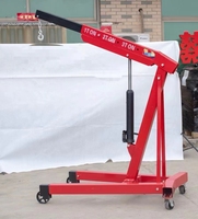 Lève-moteur hydraulique pliable 3T, grue mobile pour atelier de réparation automobile