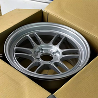 Rines Clásicos de Aleación Forjada, Diseño Multirradio Cóncavo Profundo, Color Plata, 5x114.3, Ligeros, Suministro al por Mayor para Talleres de Tuning