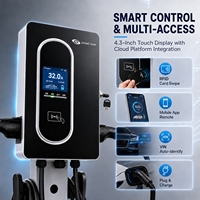 Chargeur de voiture électrique 14 kW certifié CE, étanche IP65, contrôle intelligent, installation extérieure pour maison et garage, OEM ODM