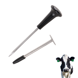 Agulha Deflação Aço Inoxidável para Bovinos e Ovinos Instrumento Cirúrgico Veterinário para Vaca Rumen Trocar - Product Image 3