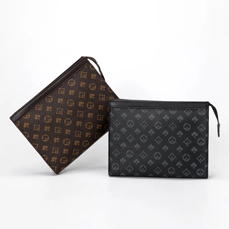 Lüks ünlü tasarımcı debriyaj çanta 2021 yeni moda erkek cüzdan uzun Casual çok yönlü Trend kişiselleştirilmiş fermuarlı çanta