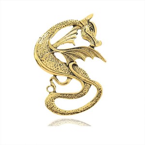 Broche de Dragon Tendance Toutes Occasions avec Diamants, Broche Animale Incrustée Lézard Ptérosaure pour Mariages, Fêtes et Cadeaux - Product Image 4