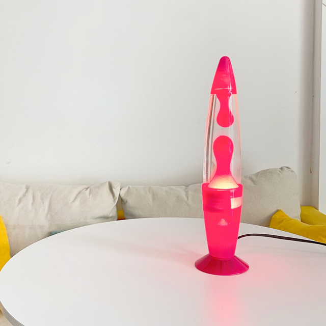 13" Plastic Lava Lamp - Retro Magma Motion, Decorative Night Light for Home/Office