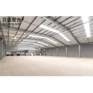 Industrial Steel Structure Plant Factory Prefab Real Estate Galvanized Painted Metal Project Steel Frame Tent For Warehouse