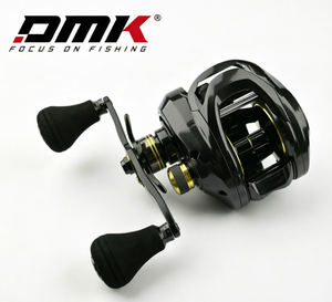 <span class=keywords><strong>Moulinet</strong></span> de pêche à lancer DMK Manufacturing Plant 6.4:1, rapport de transmission 6.4:1, 266g, grande capacité, 12 roulements, 10kg de résistance maximale, pour eau salée - Product Image 2