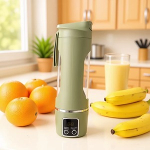 Exprimidor de Frutas Portátil, Capacidad de 450 ml, 3 Velocidades, Licuadora Recargable por USB, Trituradora de Hielo para Batidos y Smoothies, Vaso Exprimidor - Product Image 2