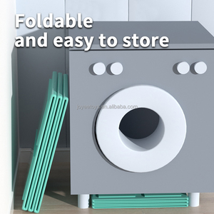 Nhà Máy Bán buôn Ngoài Trời Màu hồng và màu xanh lá cây hình bầu dục PVC bé bồn tắm có thể gập lại bồn tắm bé gấp bồn tắm di động - Product Image 6