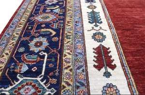Customised High Quality Hand Knotted Wool Rug Modern Style Afghan Knots Home Offices Cars Available Dark Red Prayer Bathrooms - Product Image 6