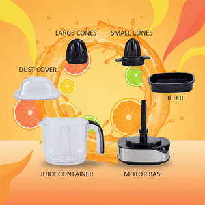 Presse-agrumes SHANGKAI en acier inoxydable véritable, presse-citron, presse-agrumes avec filtre en PP, presse-agrumes professionnel pour oranges - Product Image 6