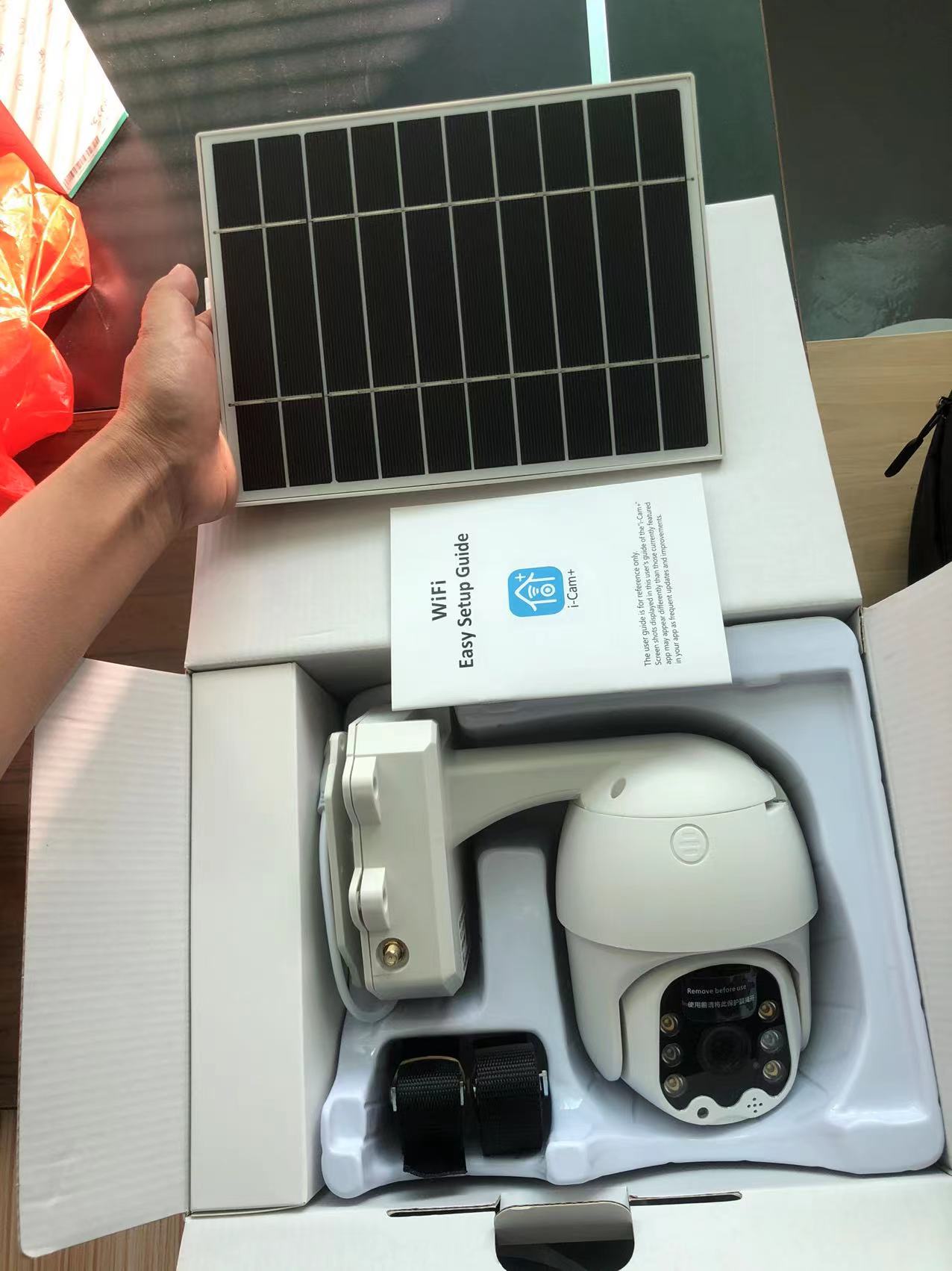 Sistema de segurança solar impermeável exterior sem fio da câmera de Ptz Wifi /4g da baixa potência do Smart Home de Glomarket