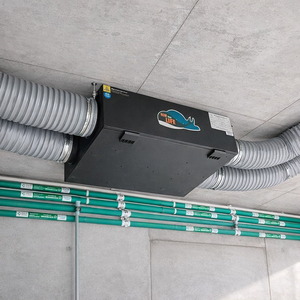 Sistema de Recuperación de Energía Silencioso (ERV) con Filtro PM2.5, Montado en el Techo, Ventilación con Calefacción para el Hogar, Eficiente Energéticamente, Reduce el Consumo de Energía - Product Image 1