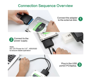 <span class=keywords><strong>Meilleur</strong></span> câble convertisseur adaptateur USB 3.0 vers Sata câble convertisseur de disque dur USB3.0 pour <span class=keywords><strong>Samsung</strong></span> Seagate WD 2.5 3.5 adaptateur HDD <span class=keywords><strong>SSD</strong></span> - Product Image 6