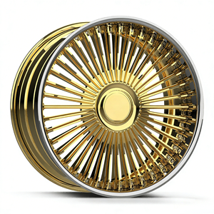 Jantes à rayons chromées BW pour <span class=keywords><strong>Cadillac</strong></span> Chrys 14 15 16 17 18 pouces, autres jantes forgées pour voitures anciennes et classiques - Product Image 1