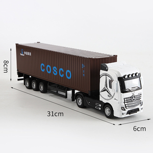 1/36 Diecast Alloy Truck <strong>Toy</strong> Car Model Removable Engineering Transport Container <strong>Lorry</strong> Vehicle With Light Pull Back <strong>Toy</strong> for Boys - Product Image 6