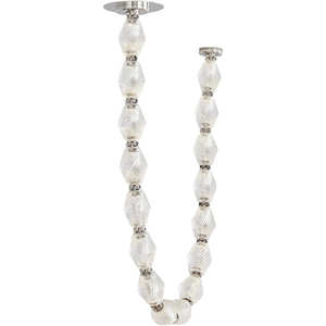 Art Decor Designer decoration led Ceiling <b>Pendant</b> Lights Staircase Dining <b>Long</b> Modern Crystal Pearl <b>Necklace</b> Chandelier Light - Product Image 5