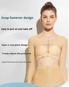 เสื้อรัดรูปหลังดูดไขมัน ช่วงบน แขน กระชับสัดส่วน แรงดันสูง ช่วยกระชับแขน ยกกระชับทรวงอก ผ้าไหมต้านเชื้อแบคทีเรีย - Product Image 1