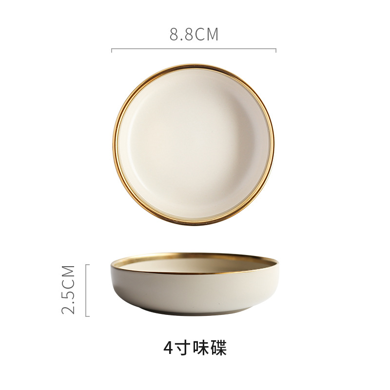 4inch saucer-D-8.8 cm x H-2.5 cm
