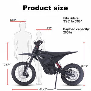Minimoto de Alto Rendimiento de 3000w 4000w 5500w 48v60v para Adultos - Product Image 4
