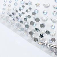 AB strass beauté visage bijoux corps accessoire diamant autocollant perle autocollant autocollant ongles décorations