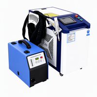 Machine de soudage laser portative 1500W-2000W avec alimentation en fil, soudeuse laser à fibre pour tôles en acier inoxydable, carbone et aluminium