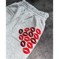 Pantalons de survêtement pour femmes de haute qualité, survêtement unisexe personnalisé pour hommes, ensemble sweat-shirt et pantalon de survêtement doublé de satin