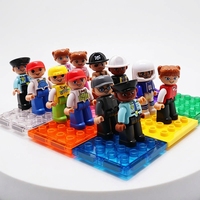 Wellbbplay Blocs Magnétiques Éducatifs 15 Pièces, Jouet de Construction Compatible avec les Briques à Grandes Particules Standard pour Enfants de 5 à 7 Ans