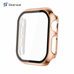 <span class=keywords><strong>Coque</strong></span> de montre CS002 multicolores électroplaquées en PC avec film de protection en verre intégré, antichoc, 46 <span class=keywords><strong>mm</strong></span>, 42 <span class=keywords><strong>mm</strong></span>, 49 <span class=keywords><strong>mm</strong></span>, pour <span class=keywords><strong>Apple</strong></span> <span class=keywords><strong>Watch</strong></span> Series 10, 9, 8 - Product Image 1