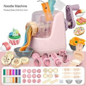 Pretend House Color Mud Ice Cream Maker Toy Noodle Maker Play Dough Set Toy <span class=keywords><strong>Clay</strong></span> Dough Toys Maquinaria para niños - Product Image 5