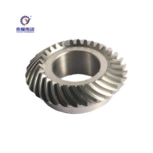 Engrenage conique hélicoïdal en acier, droit, pour boîte de vitesses à 90 degrés, angle droit, usinage sur mesure OEM G19 - Product Image 2