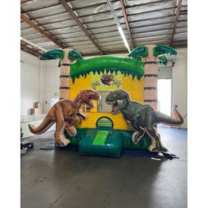 เครื่องเล่นเป่าลมรูปไดโนเสาร์แบบมืออาชีพ พร้อมสนามกีฬาเป่าลมสำหรับบริษัทให้เช่าจัดงานปาร์ตี้ - Product Image 5