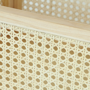 Cesta de almacenamiento de ratán y madera para juguetes, cesta de almacenamiento de ropa, <span class=keywords><strong>2022</strong></span> - Product Image 5