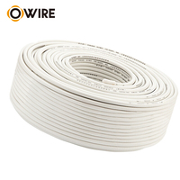 Cable Coaxial RG6 de 100 pies en Rollo, Aislamiento de Espuma PE de 75 Ohmios, para Instalación Profesional de Satélites y CCTV, Alta Flexibilidad