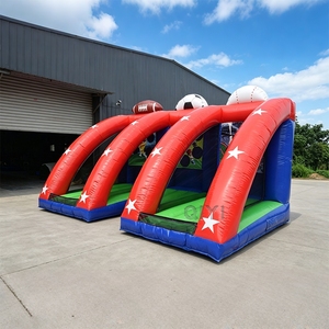 Jeu sportif gonflable commercial 3 en 1, football, soccer, baseball, jeu interactif pour enfants et adultes - Product Image 1