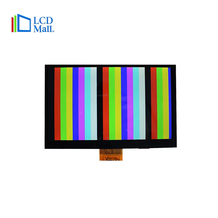 LCD mall 7 inch IPS lcd display 800*480 TFT lcd with Capacitive Touch Panel wide temperature