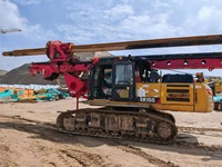 Foreuse rotative SANY SR155 d'occasion, marque chinoise de premier plan, pompe à engrenages, profondeur max. 200 m, haute productivité, excellent état, prix abordable