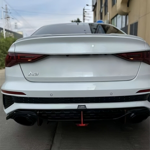 Difusor Trasero <span class=keywords><strong>RS3</strong></span> 8Y de Fibra de Carbono con Patrón de Fibra de Carbono, Material PP, Negro Plateado, para <span class=keywords><strong>Audi</strong></span> A3 8Y, <span class=keywords><strong>2021</strong></span>-2024 - Product Image 6