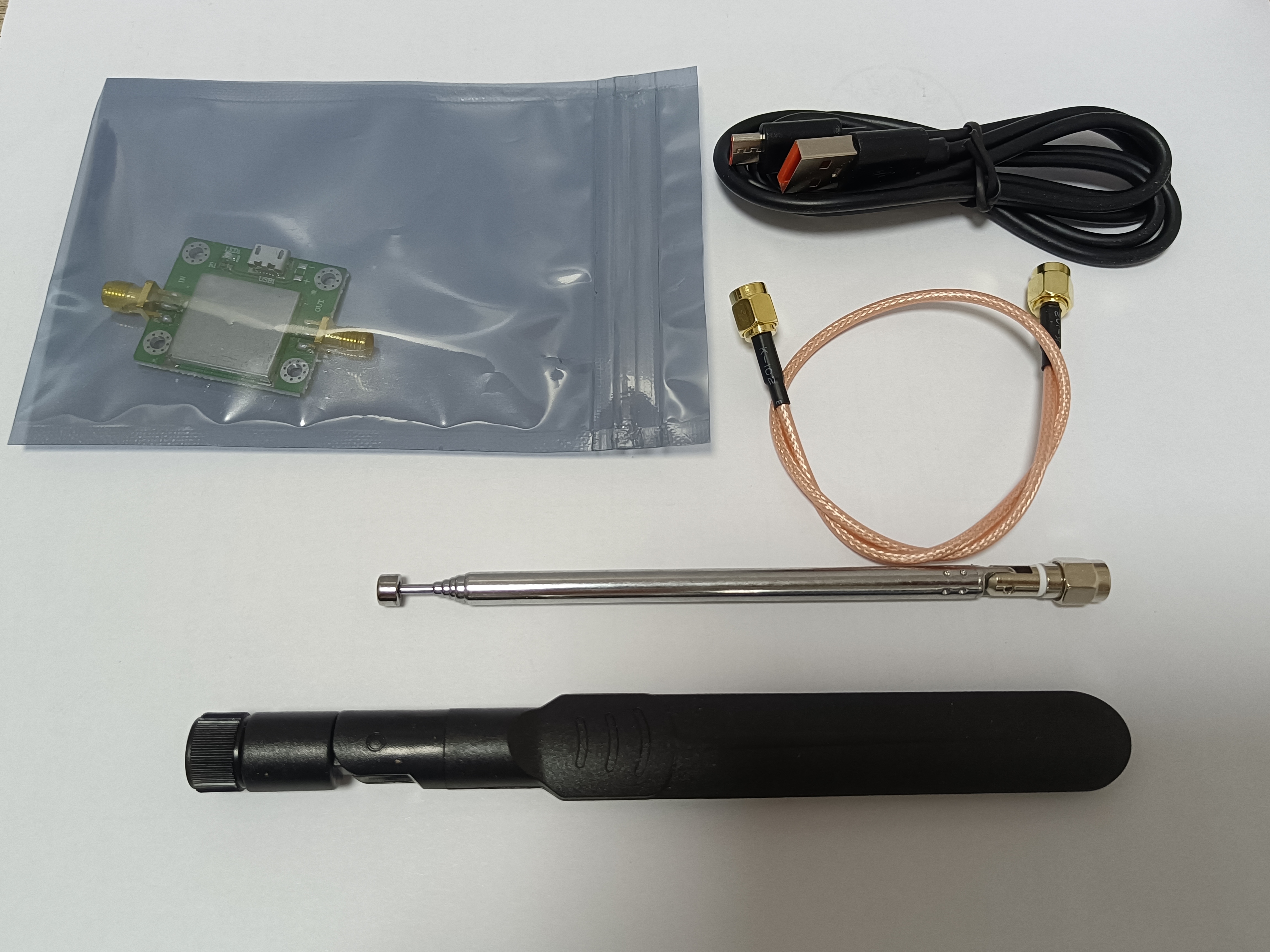 HackRF One Portapack H2 with 5 Antennas & Data Cable - SDR Radio