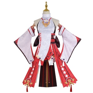 Genshin Impact Yae Miko Cosplay Trang Phục Trò Chơi Combicon Bộ Quần Áo Anime Truyện Tranh Con - Product Image 4