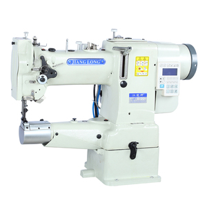 8BD maquina <span class=keywords><strong>Dr</strong></span> coser triple cilindro de arrastre encuadernación cinta borde sesgo encuadernación mochila escolar máquina maquinaria para hacer bolsos de cuero - Product Image 1