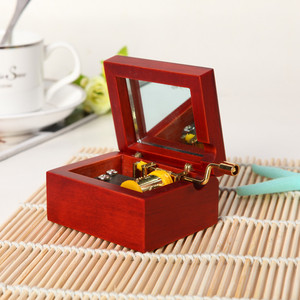 Caja de Música de Madera y Metal con Manivela, Regalo Musical para Niños, Accesorio Musical para el Aprendizaje Musical - Product Image 4