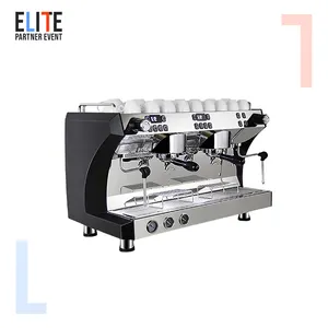 Máquina de café expreso de marca italiana, Espresso individual y doble grupo, venta