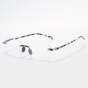 Marco de cristal para hombre y mujer, marco de cristal para hombre y mujer, 1 pieza, <span class=keywords><strong>TR</strong></span>, cuadrado, rectángulo sin montura, colorido, moda, luz azul, patillas de bloqueo - Product Image 4