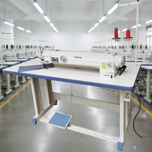 Máquina de <span class=keywords><strong>Coser</strong></span> Industrial de Cama Plana con Motor, de Alta Resistencia, para Cuero, RN-1583D, Alimentación por Aguja, Ecológica - Product Image 1
