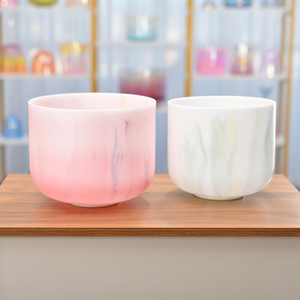 Cuenco de Cristal Empyrean de Colores Jinfang, Cuenco de Cristal de Cuarzo para Terapia Musical, Venta al por Mayor para Centros de Sanación - Product Image 2