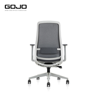 Chaise de bureau de direction moderne Conception en maille noire confortable Refroidissement pour le travail Réception Bureau Invité Utilisation en nylon durable