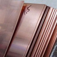 C11000 99.9% Pure Mirror Polished Red Copper Sheet Plate 0.5-20mm 4x8 for Architecture Decoration Busbar Electrical